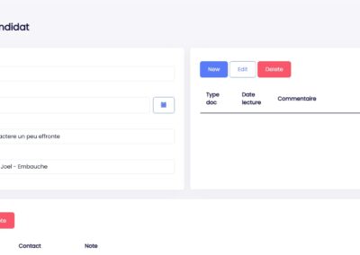 Screenshots hr interviews solution